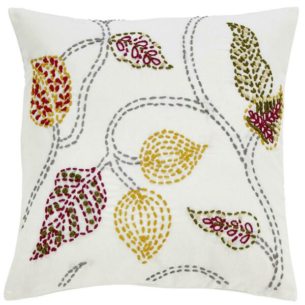 Indis Heritage Crewel Floral work Pillow Cover C1101